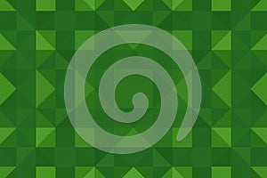 Green pixel background. Abstract triangular pixelation. Texture