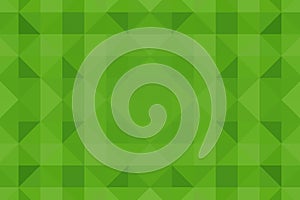 Green pixel background. Abstract triangular pixelation. Texture
