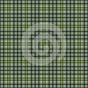 Green Plaid Seamless Pattern