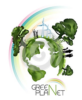 Green planet - ecology