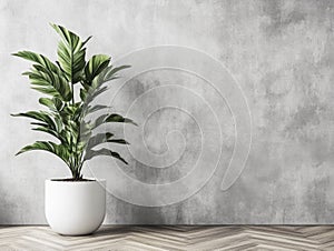 Green Plant in Modern Interior