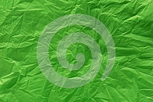 A green plastic bag texture