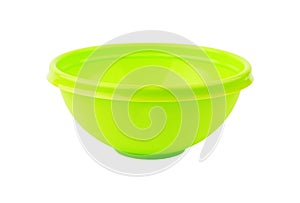 Green plastic basin