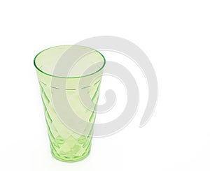 Green Plastic cup