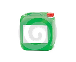 The green plastic gallon liquid detergent 3,5-liter