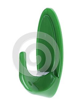 Green plastic hook