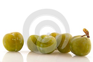 Green plums