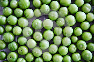 Green Plums Or Greengage