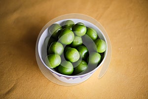 Green Plums Or Greengage