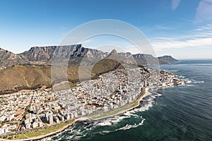 Green Point and Sea Point (Cape Town, South Africa), aerial view