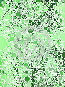 Green Polka Dot Patterned Background Graphic Design Pattern or Wallpaper