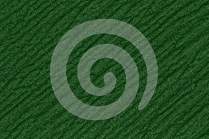 Green polyester textured fabric closeup background