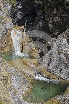 Green pond in Bayrischzell