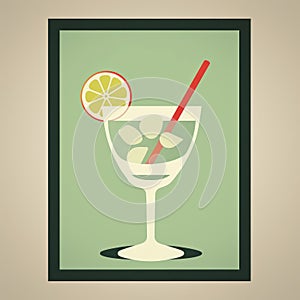 Stark And Stylish Cocktail Poster For Ton Ghh photo