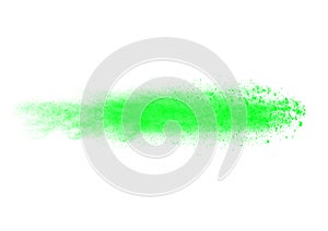 Green powder explosion isolated on white background.jpg