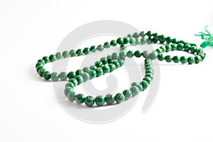 Green prayer beads