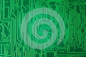 Green printed circuit board PCB texture or background