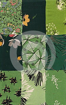 Green quilt