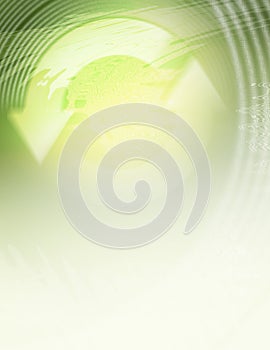 Green Recycle Background