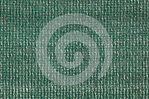 Green, recycled plastic fabric texture background