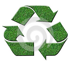 Green recyle sign photo
