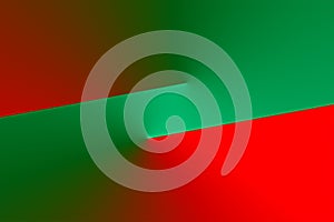 Green and red, abstract, simplistic, 3d background