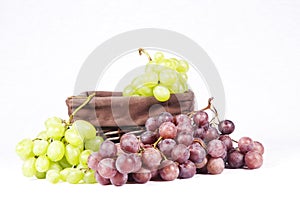 Green and Red Grapes