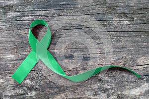 Verde cinta conciencia simbólico arco rinón vesícula biliar bilis tubería cáncer, leucemia cerebro lesión 