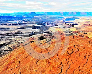 Green River, from Island in the Sky, Canyonlands National Park, Utah.