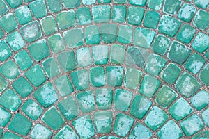 Green road tile