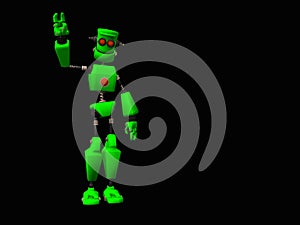 Green robot