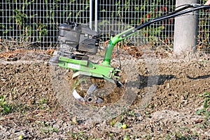 Green rotary tiller