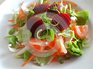 Green salad healthy life
