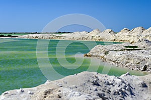 Green Salt Pool in Rio Lagartos photo