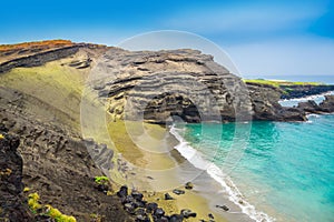 Green Sand Beach, Big Island, Hawaii