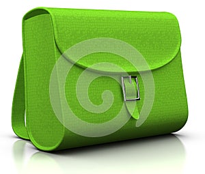 Green satchel