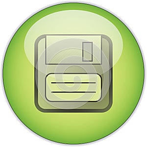 Green Save button