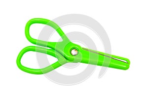 Green scissors