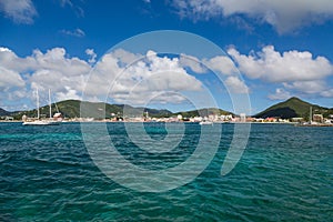 Green Sea Off Coast of St Maarten