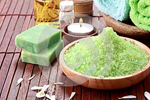 Green sea spa salt