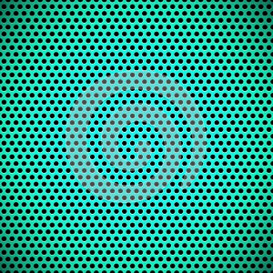 Green Seamless Circle Perforated Grill Texture