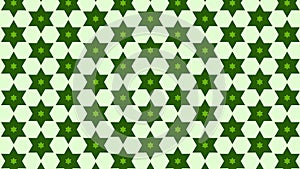 Green Seamless Star Background Pattern Image
