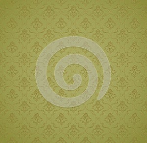 Green Seamless wallpaper pattern