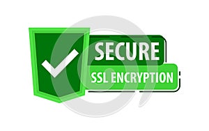 Green Secure Checkmark Badge Illustrating SSL Encryption for Safe Internet Browsing and Transactions