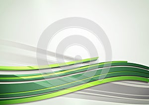 Green shine abstract background