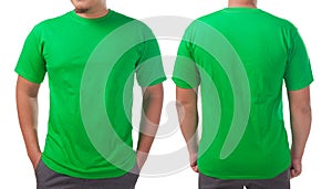 Green Shirt Design Template