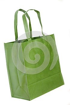 Green shopping bag