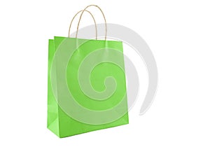 Green shopping bag