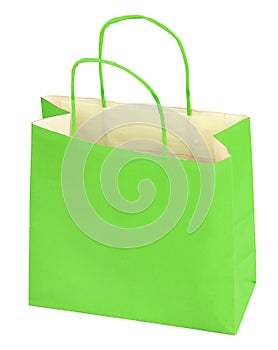 Green shopping bag