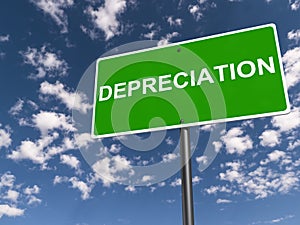 Depreciation sign photo